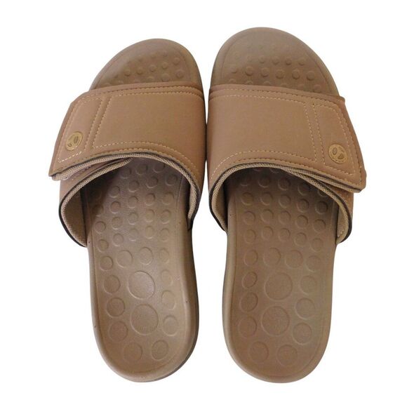Vionic Kiwi Camel Slide Men’s 7 Women’s 9 Unisex Comfort Sandal Orthopedic - Picture 1 of 6